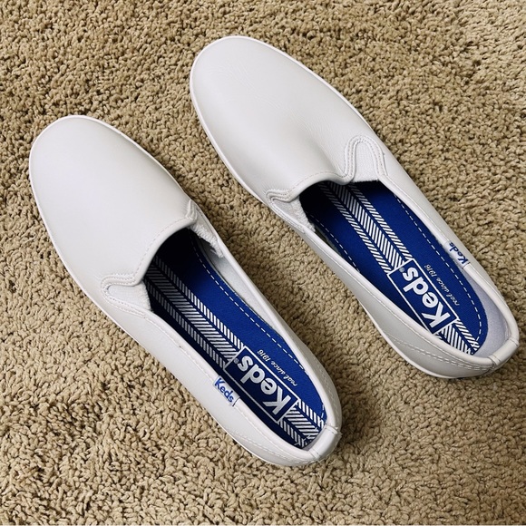 Keds Shoes - Keds White Slip On Sneakers